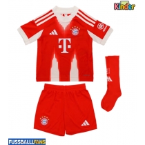 Bayern Munich Leon Goretzka #8 Heimtrikotsatz Kinder 2025-26 Kurzarm (+ Kurze Hosen)